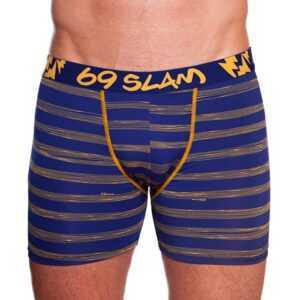 69SLAM Pánské Boxerky 69SLAM fit stripes navy S