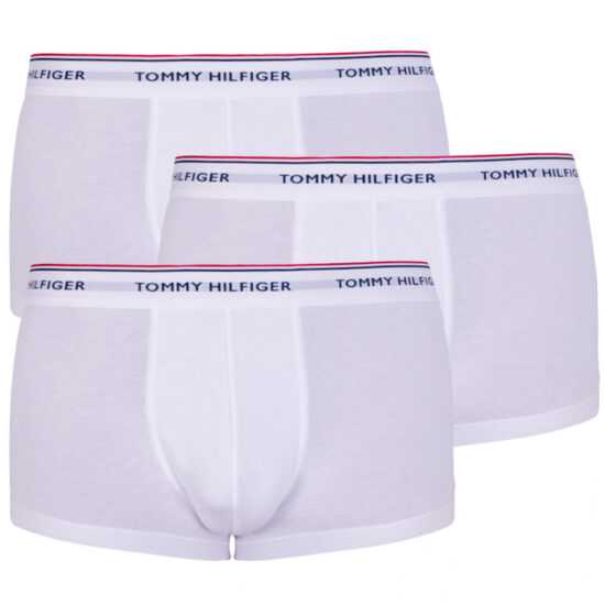 Tommy Hilfiger 3PACK pánské boxerky Tommy Hilfiger bílé (1U87903841 100) L