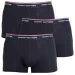 Tommy Hilfiger 3PACK pánské boxerky Tommy Hilfiger černé (1U87903842 990) XL