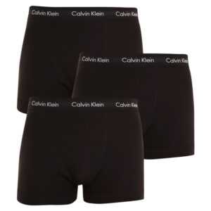 Calvin Klein 3PACK pánské boxerky Calvin Klein černé (U2662G-XWB) M