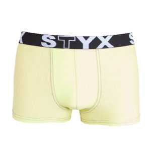 Styx Pánské boxerky Styx sportovní guma nadrozměr zelenkavé (R4) 3XL