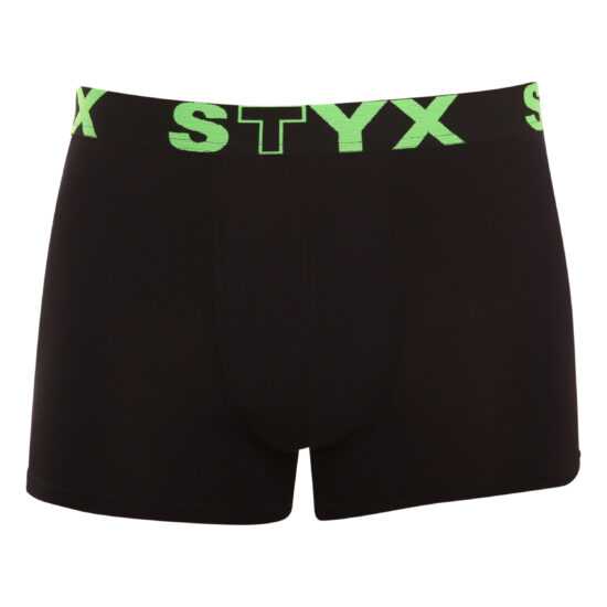 Styx Pánské boxerky Styx sportovní guma černé (G962) XXL