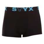 Styx Pánské boxerky Styx sportovní guma černé (G961) XXL