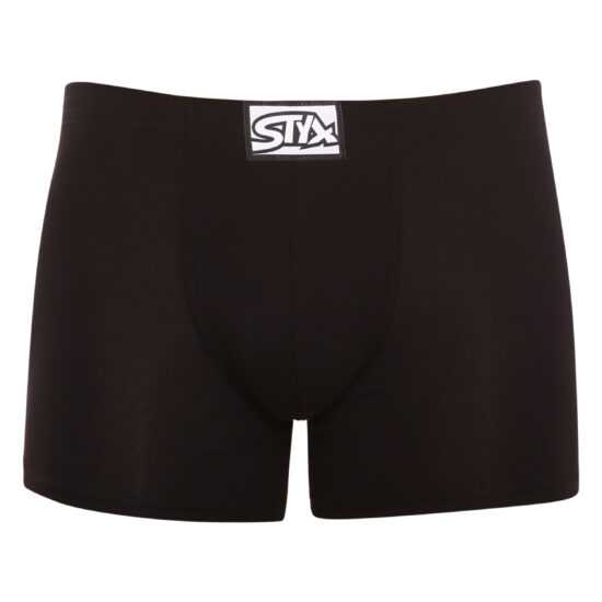 Styx Pánské boxerky Styx long klasická guma černé (F960) L