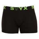 Styx Pánské boxerky Styx long sportovní guma černé (U962) XXL