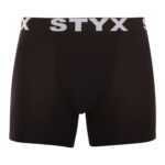 Styx Pánské boxerky Styx long sportovní guma černé (U960) XXL