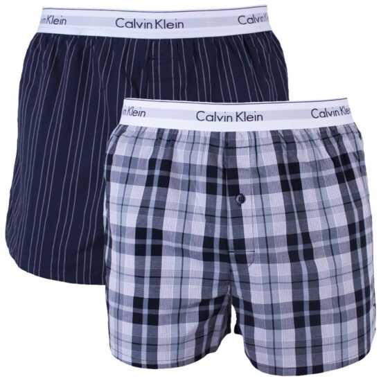 Calvin Klein 2PACK pánské trenky Calvin Klein vícebarevné (NB1396A-JKZ) L