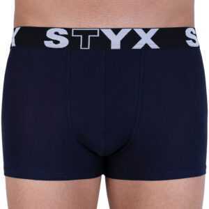 Styx Pánské boxerky Styx sportovní guma tmavě modré (G963) S