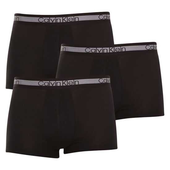 Calvin Klein 3PACK pánské boxerky Calvin Klein černé (NB1799A-001) M