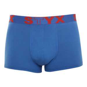 Styx Pánské boxerky Styx sportovní guma modré (G967) L