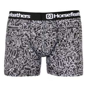 Horsefeathers Pánské boxerky Horsefeathers Sidney doodle (AM070C) M