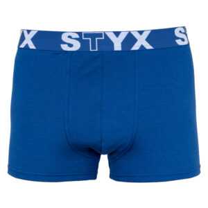 Styx Pánské boxerky Styx sportovní guma nadrozměr tmavě modré (R968) 4XL