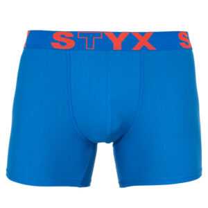 Styx Pánské boxerky Styx long sportovní guma modré (U967) XXL