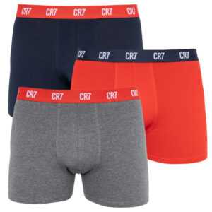 CR7 3PACK pánské boxerky CR7 vícebarevné (8100-49-2716) M