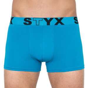 Styx Pánské boxerky Styx sportovní guma nadrozměr světle modré (R969) 5XL