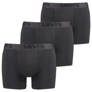 Levis 3PACK pánské boxerky Levis černé (905045001 001) M