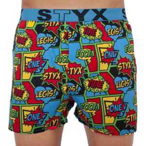 Styx Pánské trenky Styx art sportovní guma boom (B955) XL