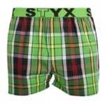 Styx Pánské trenky Styx sportovní guma vícebarevné (B822) XL