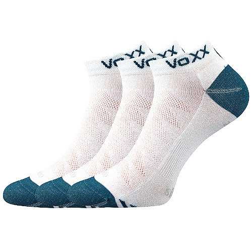 VoXX 3PACK ponožky VoXX bambusové bílé (Bojar) M