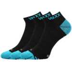 VoXX 3PACK ponožky VoXX bambusové černé (Bojar) S