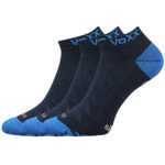 VoXX 3PACK ponožky VoXX bambusové tmavě modré (Bojar) S