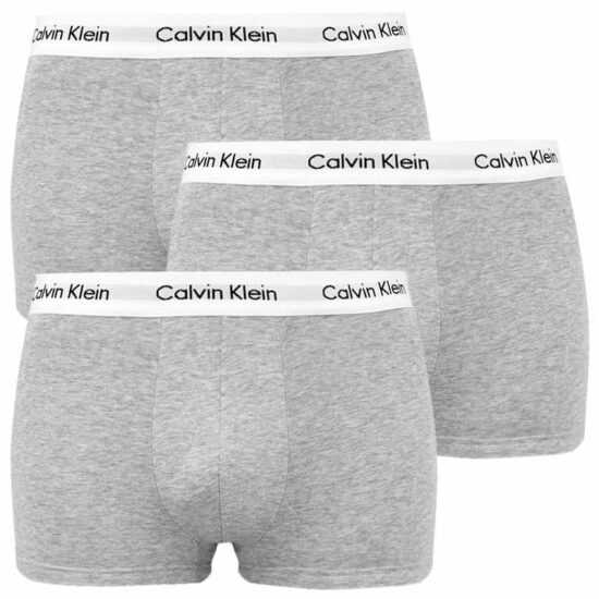 Calvin Klein 3PACK pánské boxerky Calvin Klein šedé (U2664G-KS0) M