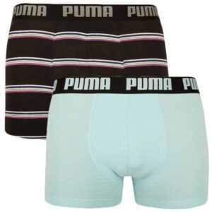 Puma 2PACK pánské boxerky Puma vícebarevné (100001139 001) M