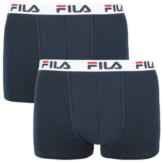 Fila 2PACK pánské boxerky Fila modré (FU5016/2-321) XL