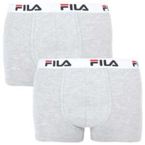 Fila 2PACK pánské boxerky Fila šedé (FU5016/2-400) XL