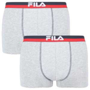 Fila 2PACK pánské boxerky Fila šedé (FU5020/2-400) L