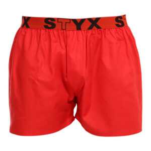 Styx Pánské trenky Styx sportovní guma červené (B1064) XL