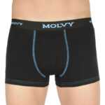 Molvy Pánské boxerky Molvy černé (MP-1034-BEU) M