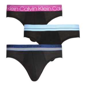 Calvin Klein 3PACK pánské slipy Calvin Klein černé (NB2415A-T6D) M