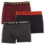 Jack and Jones 3PACK pánské boxerky Jack and Jones vícebarevné (12113943) L