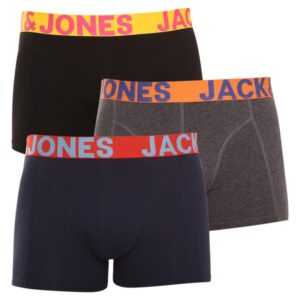 Jack and Jones 3PACK pánské boxerky Jack and Jones vícebarevné (12151349) XXL