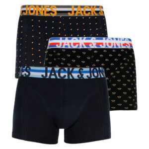 Jack and Jones 3PACK pánské boxerky Jack and Jones vícebarevné (12151351) XL