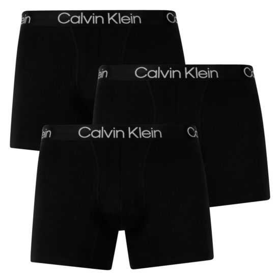 Calvin Klein 3PACK pánské boxerky Calvin Klein černé (NB2971A-7VI) M