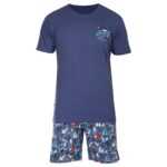 Cornette Pánské pyžamo Cornette Blue Dock modré (326/104) XL