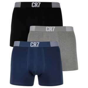 CR7 3PACK pánské boxerky CR7 vícebarevné (8100-49-2730) M