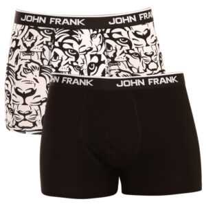 John Frank 2PACK pánské boxerky John Frank vícebarevné (JF2BTORA04) M