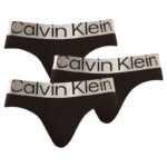 Calvin Klein 3PACK pánské slipy Calvin Klein černé (NB3129A-7V1) XL