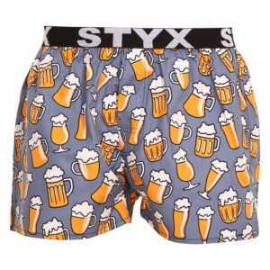 Styx Pánské trenky Styx art sportovní guma pivo (B1357) M