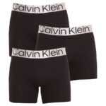 Calvin Klein 3PACK pánské boxerky Calvin Klein černé (NB3131A-7V1) S