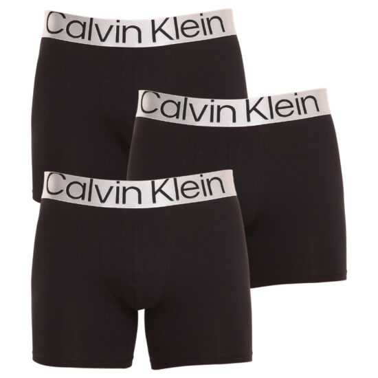 Calvin Klein 3PACK pánské boxerky Calvin Klein černé (NB3131A-7V1) S