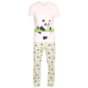 Dedoles Veselé pánské pyžamo Dedoles Panda a bambus (D-M-SW-MP-C-C-1443) XL