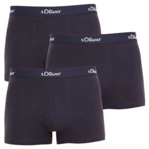 s.Oliver 3PACK pánské boxerky S.Oliver tmavě modré (JH-34B-31184142) L