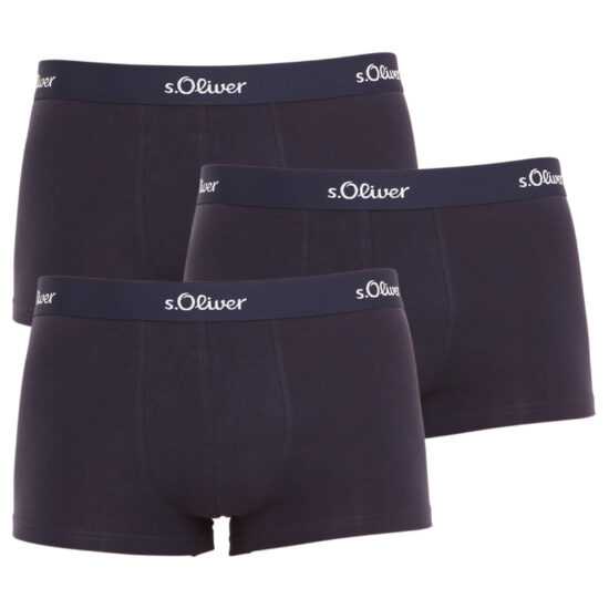 s.Oliver 3PACK pánské boxerky S.Oliver tmavě modré (JH-34H-18617715) L