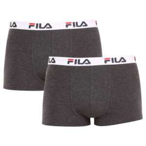 Fila 2PACK pánské boxerky Fila šedé (FU5016/2-248) XL