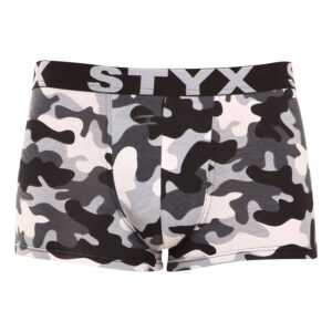 Styx Pánské boxerky Styx art sportovní guma maskáč (G1457) XL