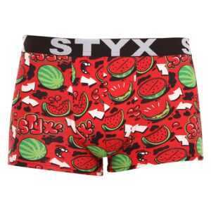 Styx Pánské boxerky Styx art sportovní guma melouny (G1459) XL